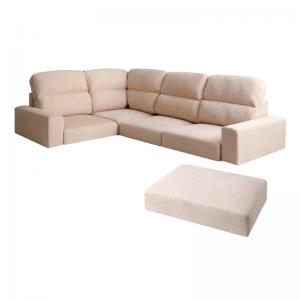 【新商品】フロアコーナーソファ Leeble リーブル ソファ&オットマンセット ハイタイプ 3P 送料無料