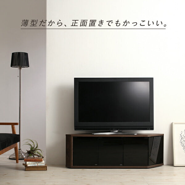 【新商品】角度調節可能 隠しキャスター付き ハーフコーナーテレビボード Cornerα コーナーアルファ 幅115 送料無料