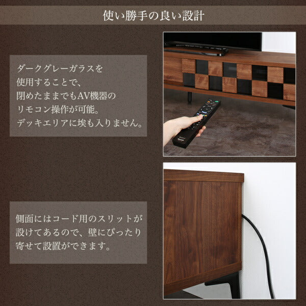 【新商品】国産完成品 ウォルナット調 引き戸リビング収納シリーズ Ibura イブラ テレビボード 送料無料