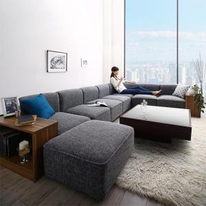 【新商品】レイアウト自由自在大型L字モダンデザインコーナーソファ ELTREAT エルトリート ソファ&サイドテーブルセット 幅300cm 送料無料