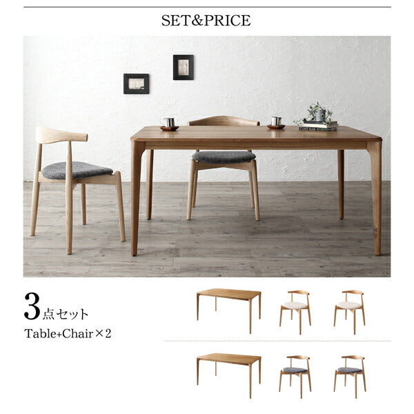【新商品】組立設置付き 天然木オーク無垢材テーブル北欧モダンデザインダイニング JITER ジター 5点セット(テーブル+チェア4脚) 送料無料