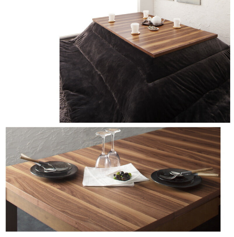 3段階伸縮こたつテーブル/ワイデンアルファ2 長方形(80×120~180cm) 送料無料