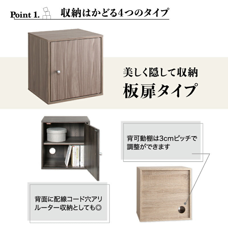 【新商品】キューブボックス フラップ扉タイプ 送料無料