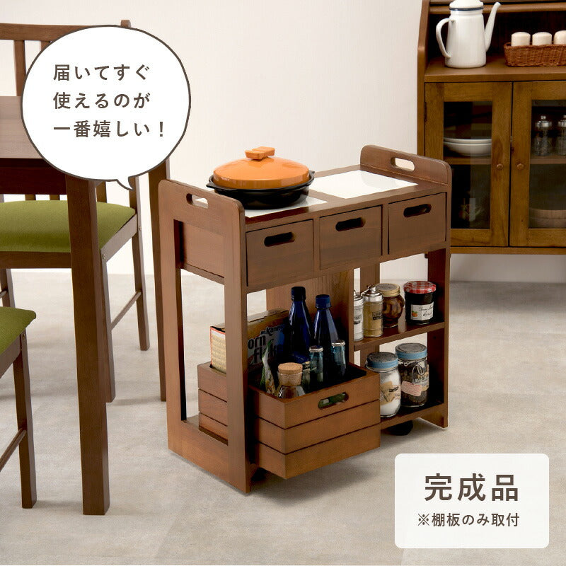 【新商品】キッチンワゴン 56×30×62cm 送料無料