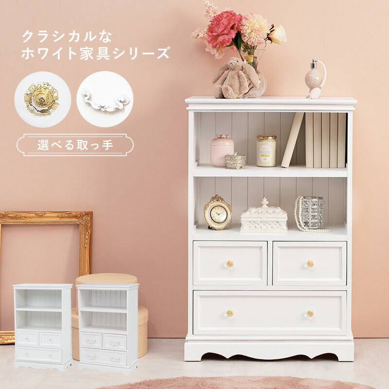 【新商品】キャビネット-MCC-クリスタル取っ手 60×33.5×91cm 送料無料