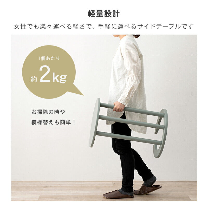 【新商品】サイドテーブル-VT- 40×40×56cm 送料無料