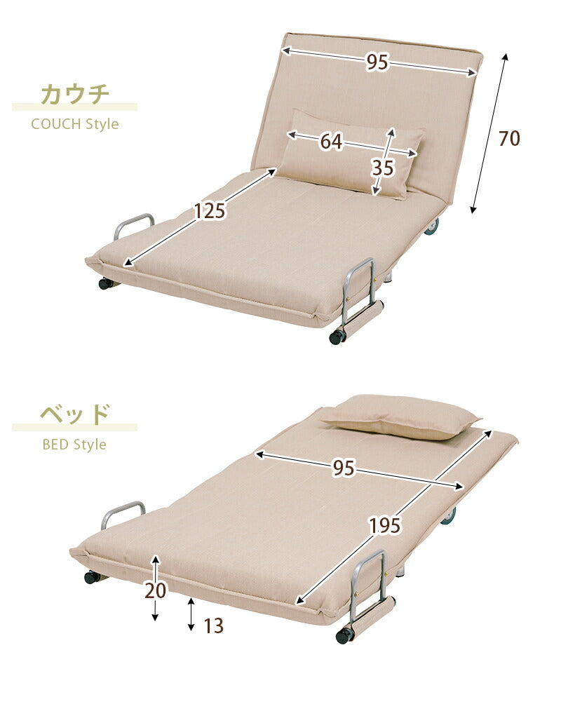 ソファベッド(グラーテ) 101×86×83cm 送料無料