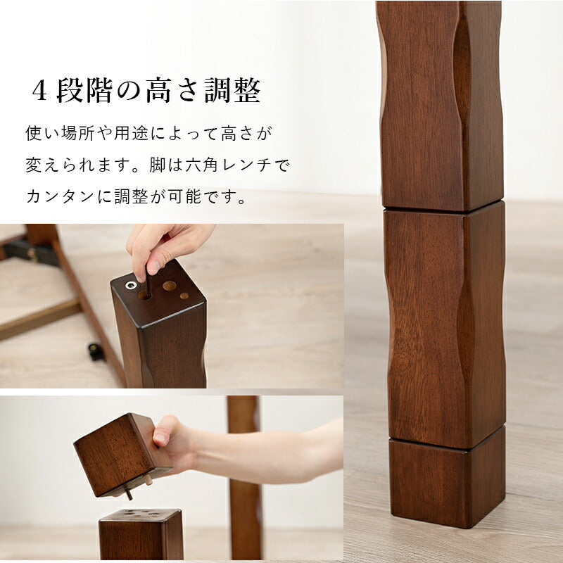 ダイニングコタツ_山城 4点セット 90×90cm 送料無料