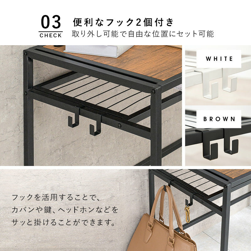 【新商品】デスクチェアセット-LDC-棚付き 90×50×72cm 送料無料