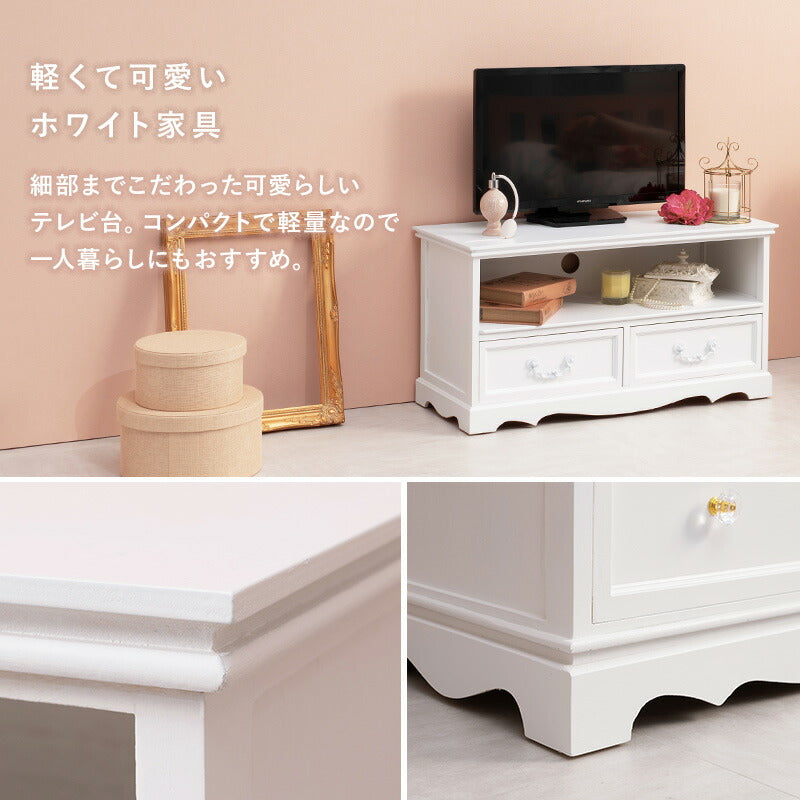 テレビ台-MTV-アンティーク調 80×33.5×42cm 送料無料
