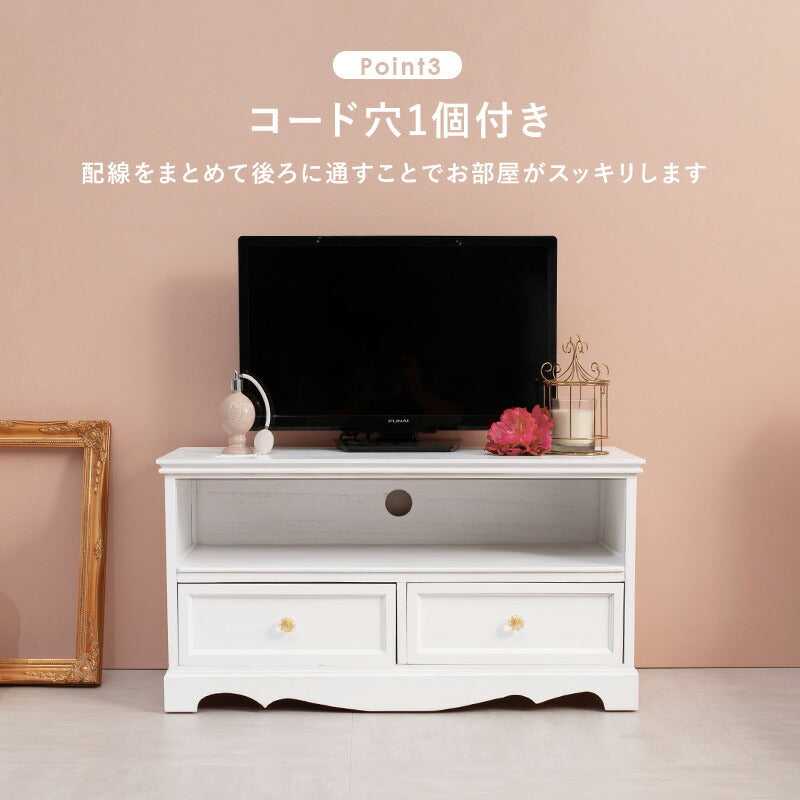テレビ台-MTV-アンティーク調 80×33.5×42cm 送料無料