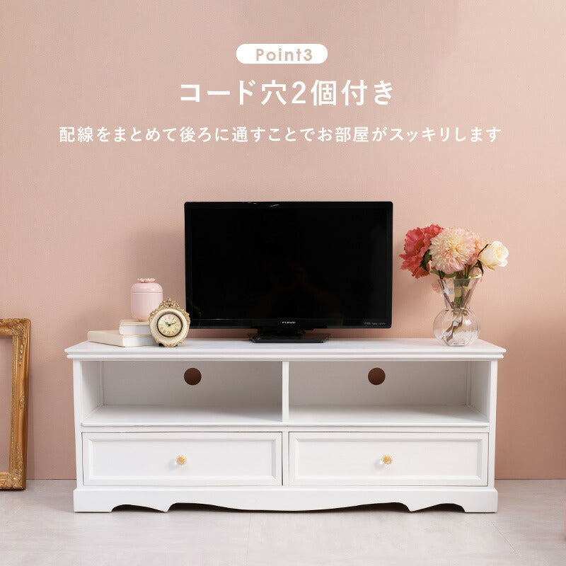 テレビ台-MTV-アンティーク調 110×33.5×42cm 送料無料