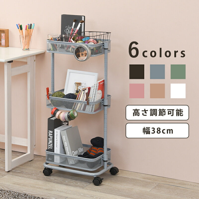 【新商品】トローリーワゴン-KR- 幅38cm 送料無料