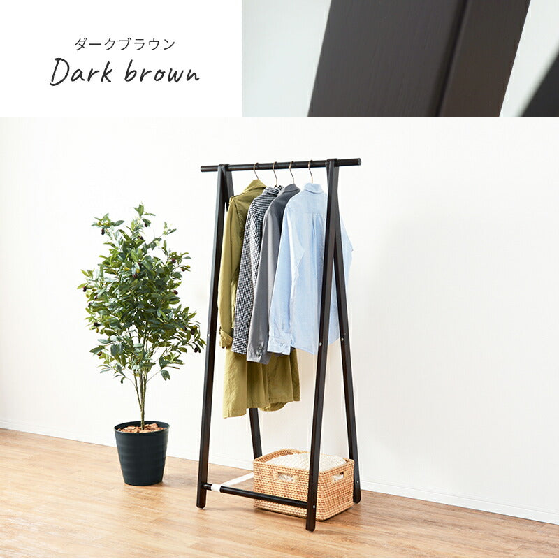 【新商品】ハンガーラック-MHR-天然木 80×47×150cm 送料無料