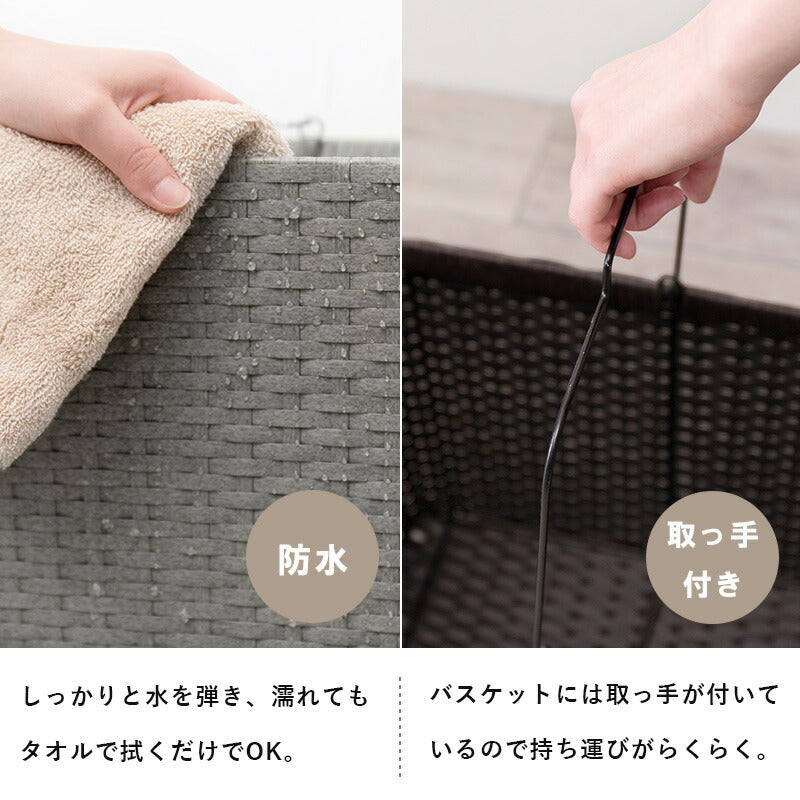 【新商品】ランドリーワゴン 2個タイプ 30×40×97cm 送料無料