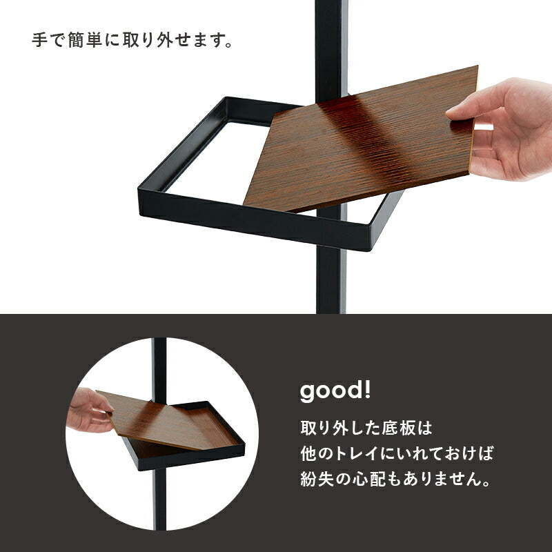 突っ張り棒&パーツ_6点セット 角型タイプ 43×43×187cm 送料無料