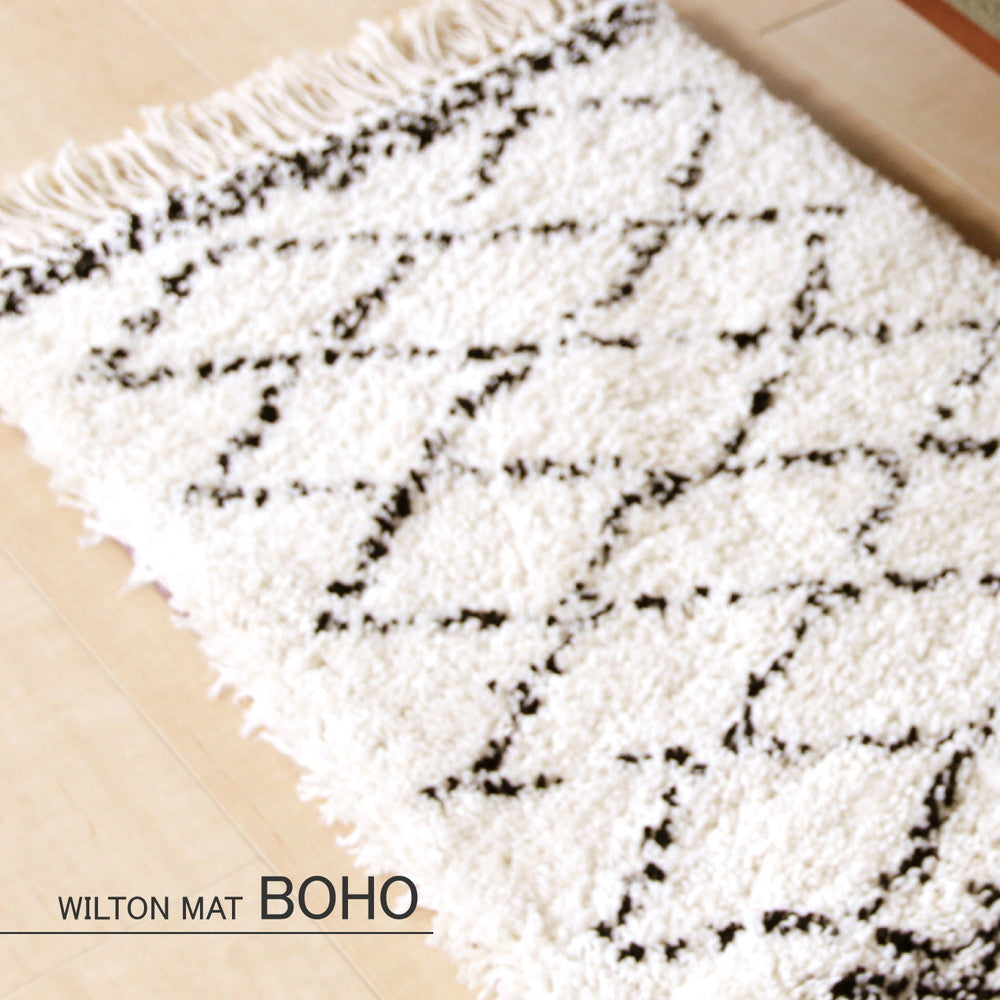 ベルギー製 ウィルトン織の玄関マット BOHO ベニワレン 40×60cm 送料無料