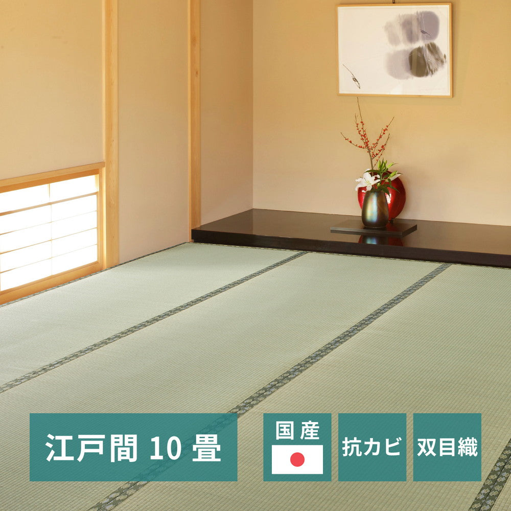 国産い草カーペット 天草 江戸間 10帖(352×440) 送料無料
