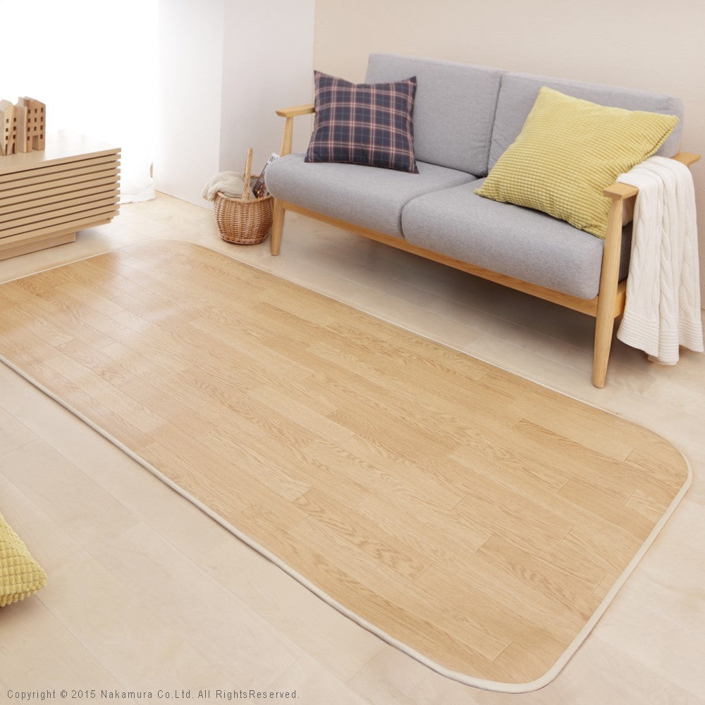 ホットカーペット カバー 木目調ホットカーペットカバー 1畳用 200x98 カバーのみ 防水