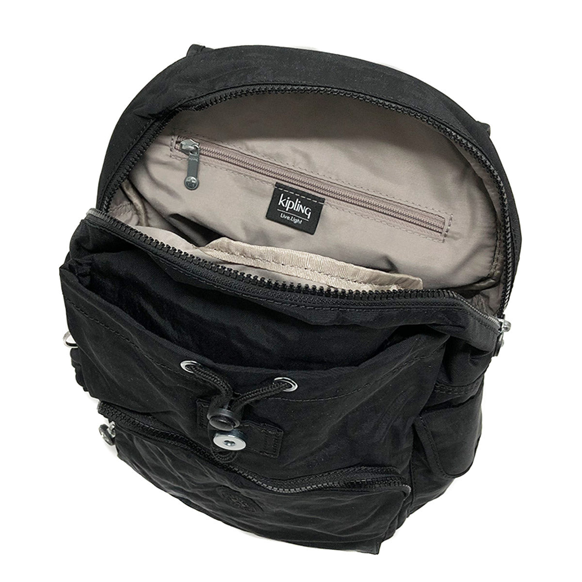 【正規品】 キプリング Kipling バックパック リュック レディース CITY PACK K12147 P39 BLACK NOIR 送料無料