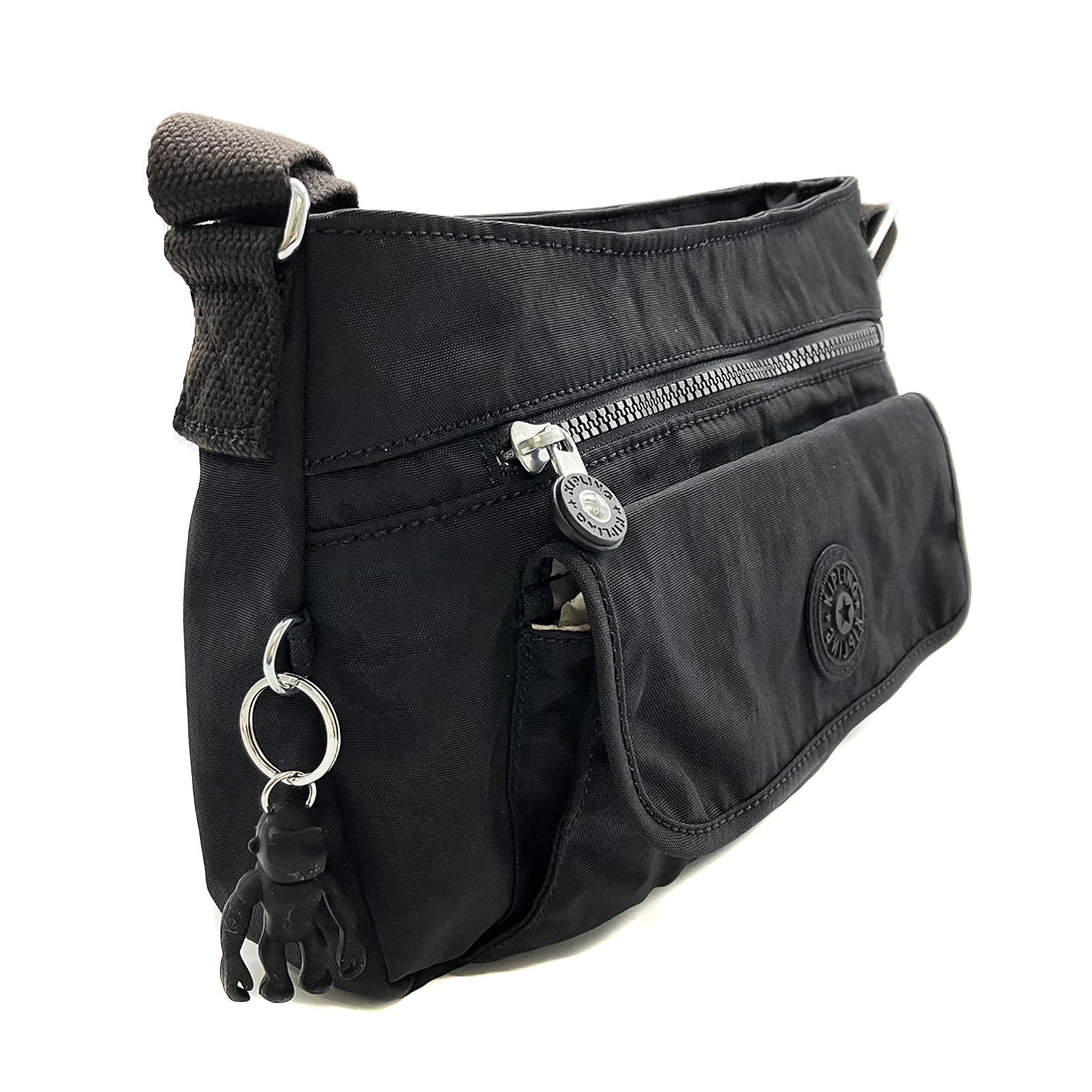 【正規品】 キプリング kipling SYRO ショルダーバッグ 軽量 お出かけ 旅行 K13163 P39 ブラックノワール 送料無料