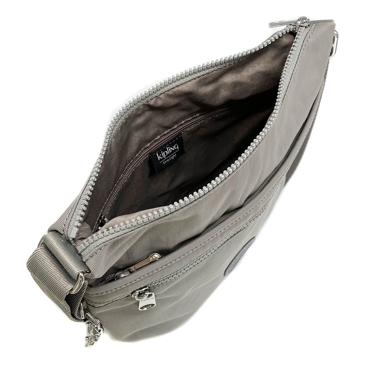 【正規品】 キプリング Kipling ショルダーバッグ 軽量バッグ 旅行バッグ KI2520 T85 グレー系 送料無料