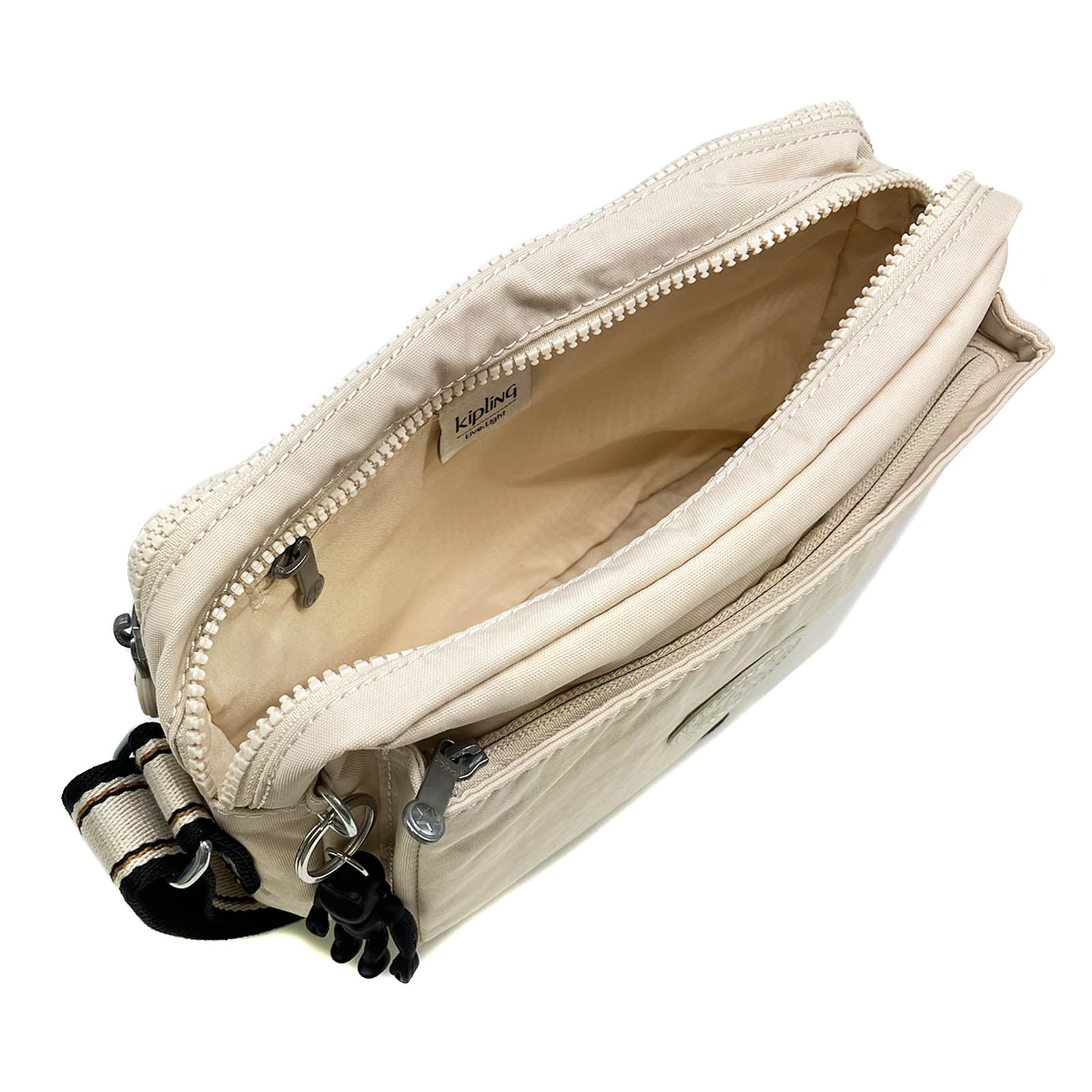 【正規品】 キプリング Kipling ショルダーバッグ 軽量 小さめショルダー アバヌエム ライトサンド KI7076 W58 送料無料