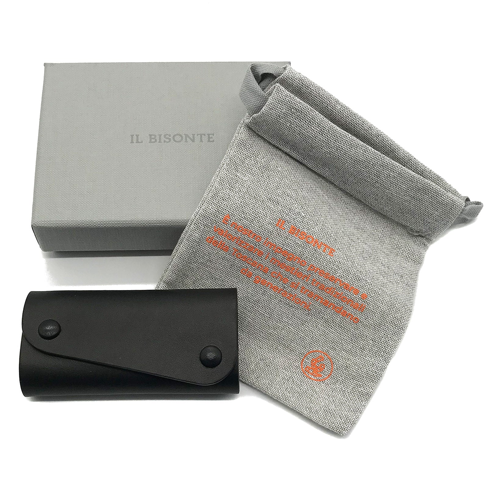 【正規品】 イルビゾンテ キーケース SKH087 PV0011 BK255G ブラック 送料無料