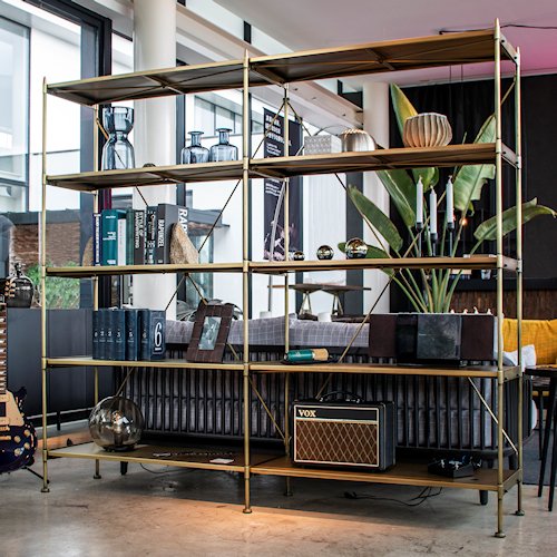 オープンシェルフ 幅202×奥行42.3×高さ181.5cm