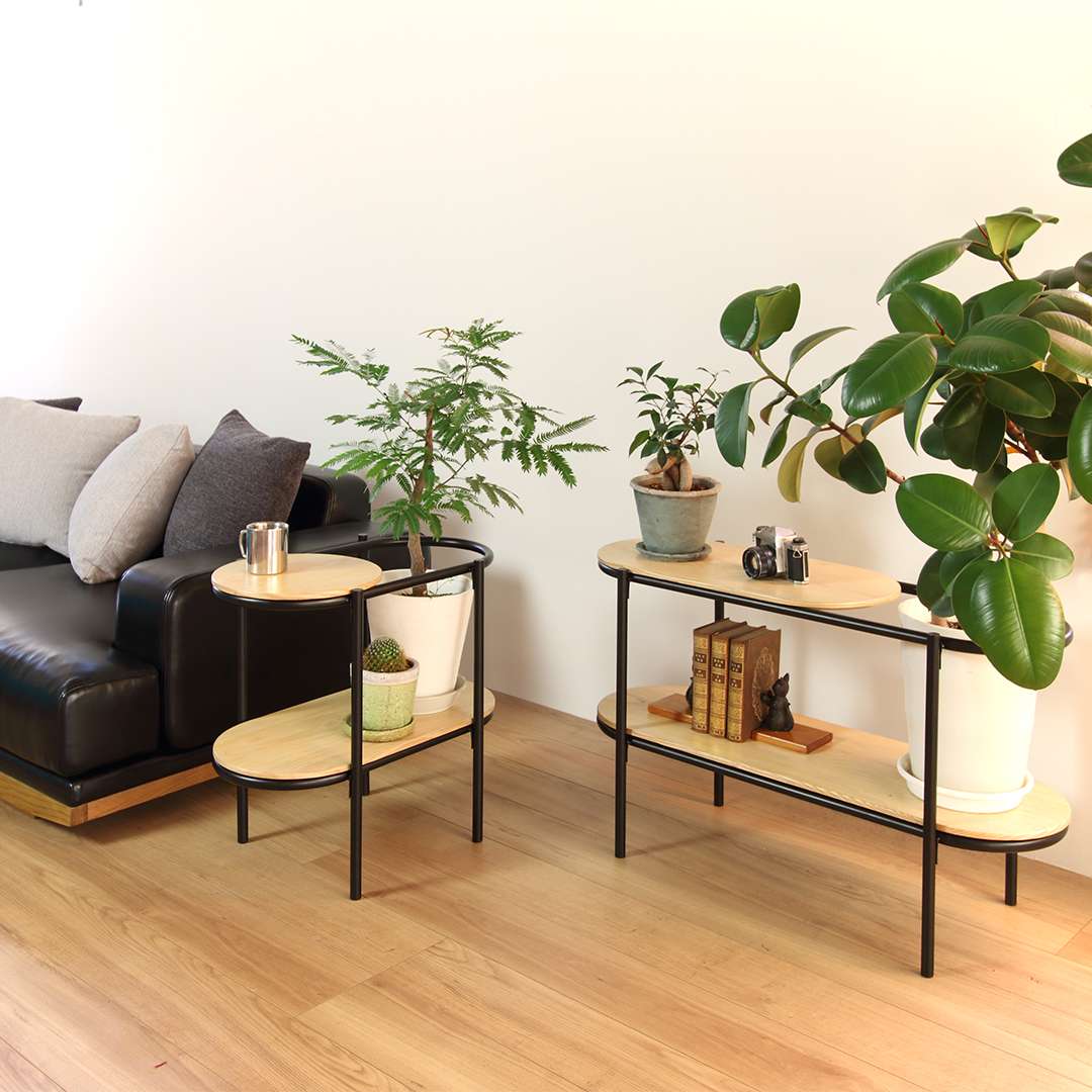 ロー シェルフ W870×D330×H530mm