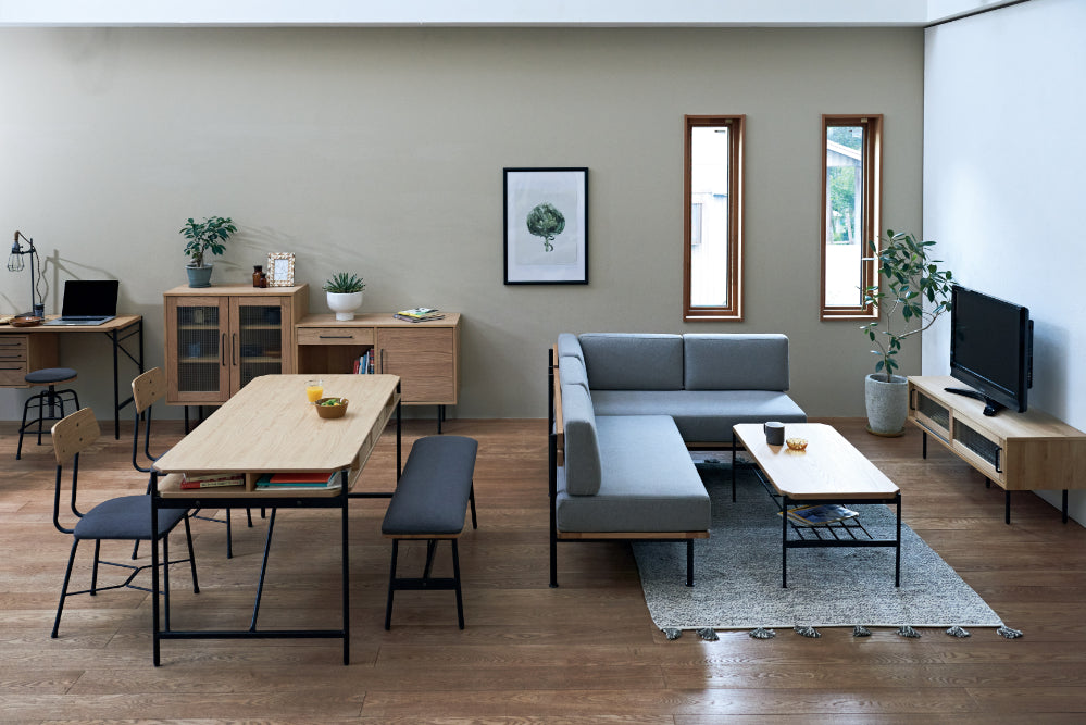 ワーキングダイニングテーブル W1400×D700×H700mm