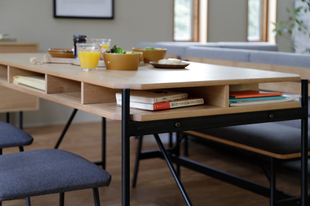 ワーキングダイニングテーブル W1400×D700×H700mm