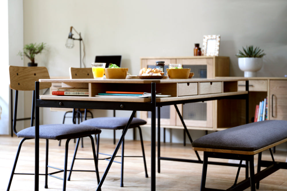 ワーキングダイニングテーブル W1400×D700×H700mm