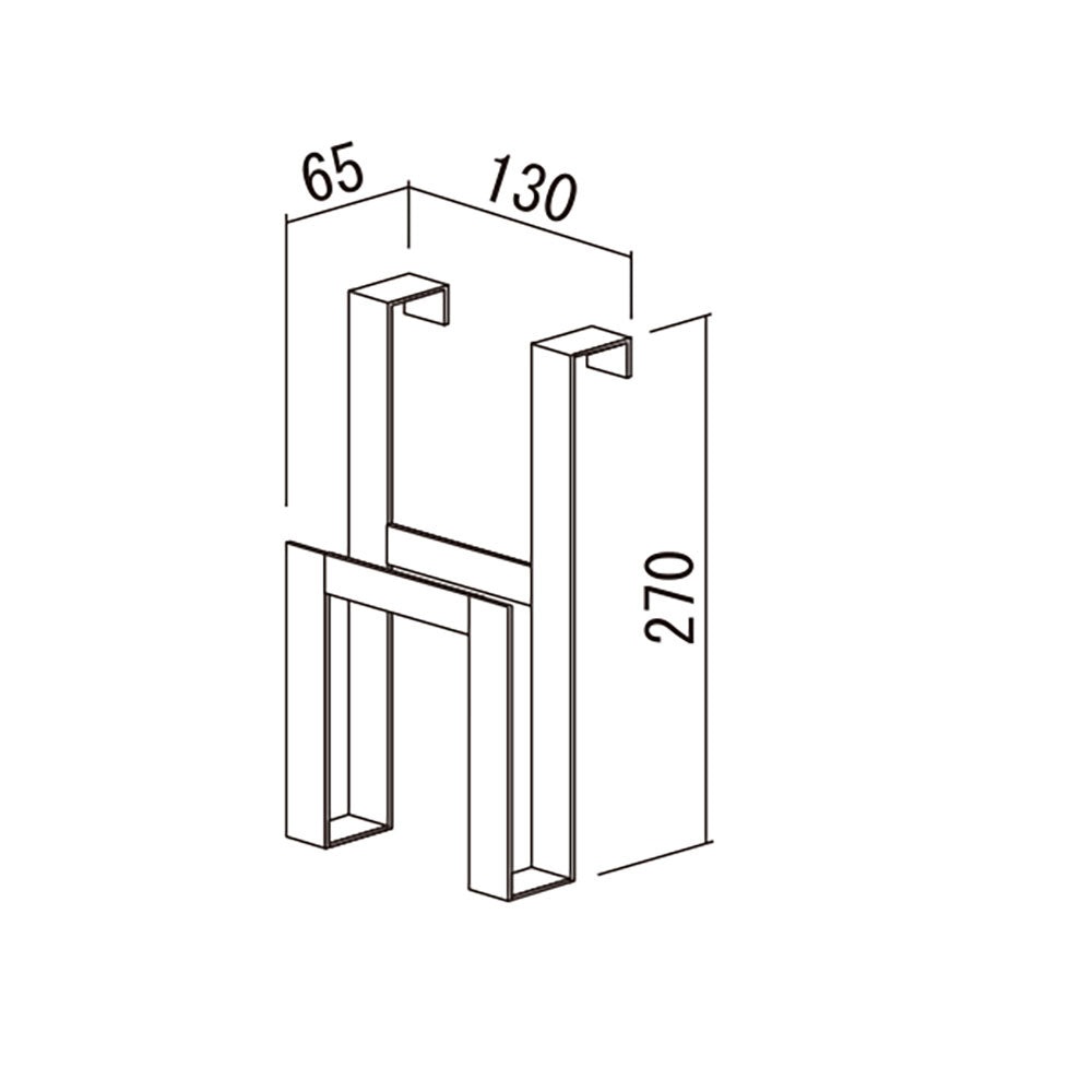 オプションマガジンラック W130×D65×H270mm