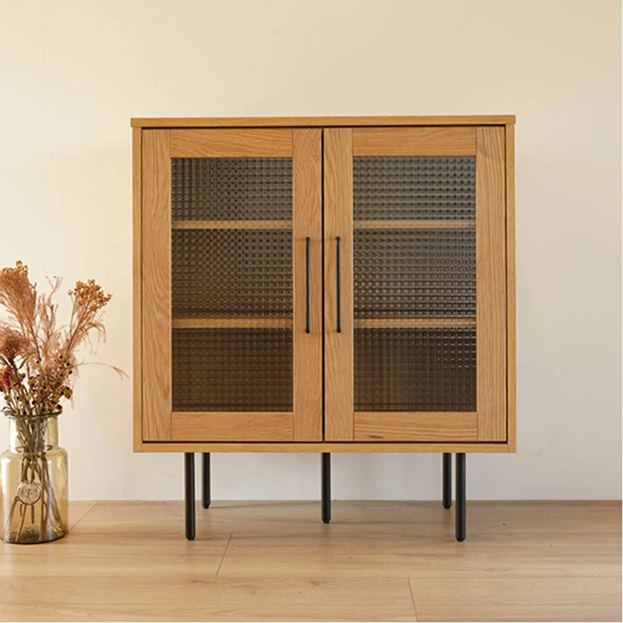 ガラスチェスト W800×D400×H900mm