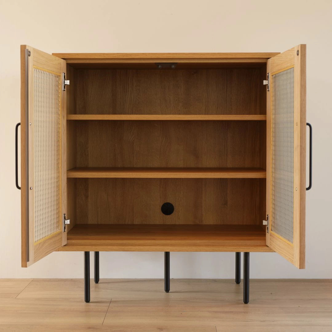 ガラスチェスト W800×D400×H900mm