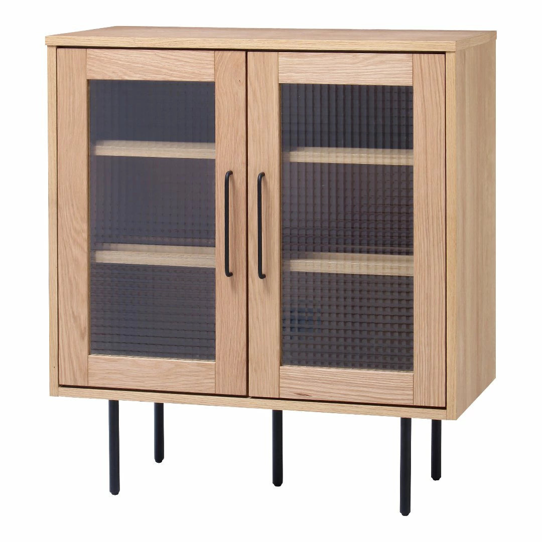 ガラスチェスト W800×D400×H900mm