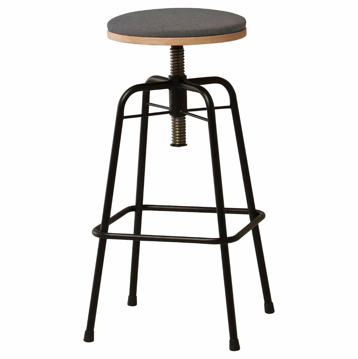 スツールHigh ハイスツール ハイチェア W440×D440×H590~710mm