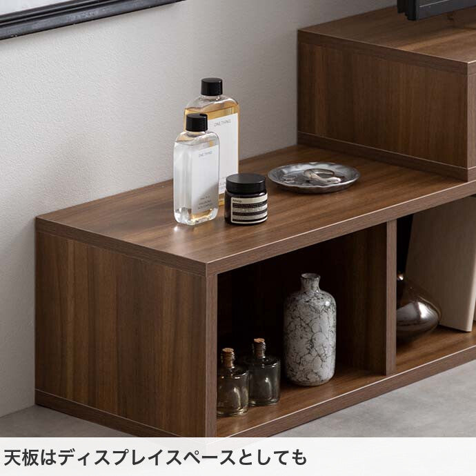 テレビ台 テレビステンド テレビボード TV台 ローボード テレビラック TVボード AVラック コーナー 伸縮型 伸長式 木目調 収納 オープン