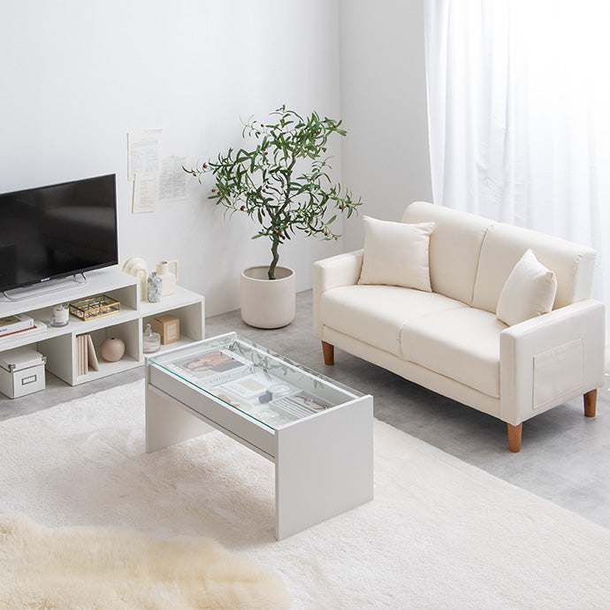 2人掛けコンパクトソファ