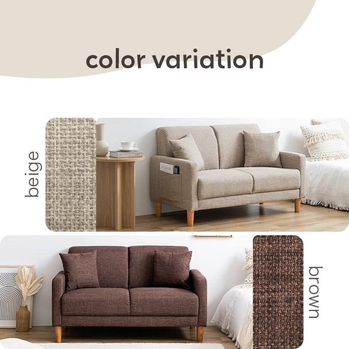 2人掛けコンパクトソファ