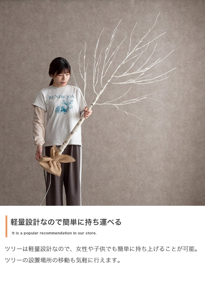 白樺風ツリー 高さ60cm