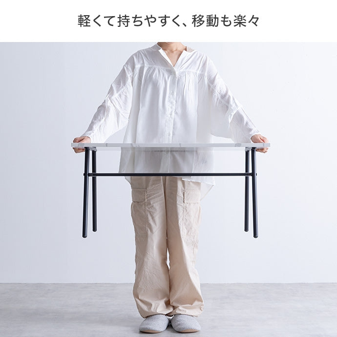 棚付きセンターテーブル 幅80cm