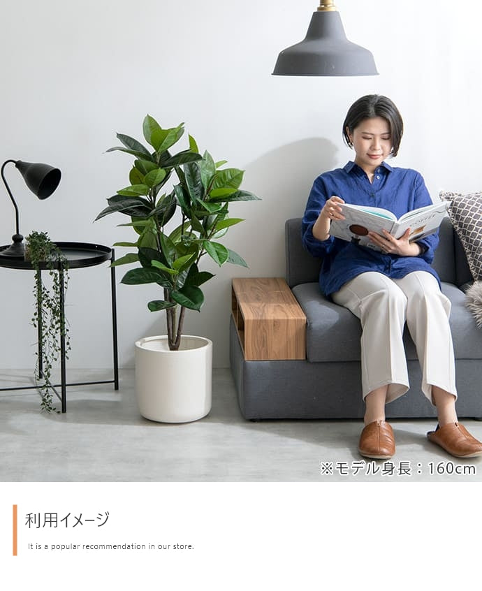 光触媒人工観葉植物 ゴムの木 高さ95cm - 【公式】allecore(アレコレ) 家具インテリア・生活雑貨のオンライン通販