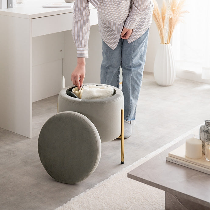 収納付きスツール 幅35cm