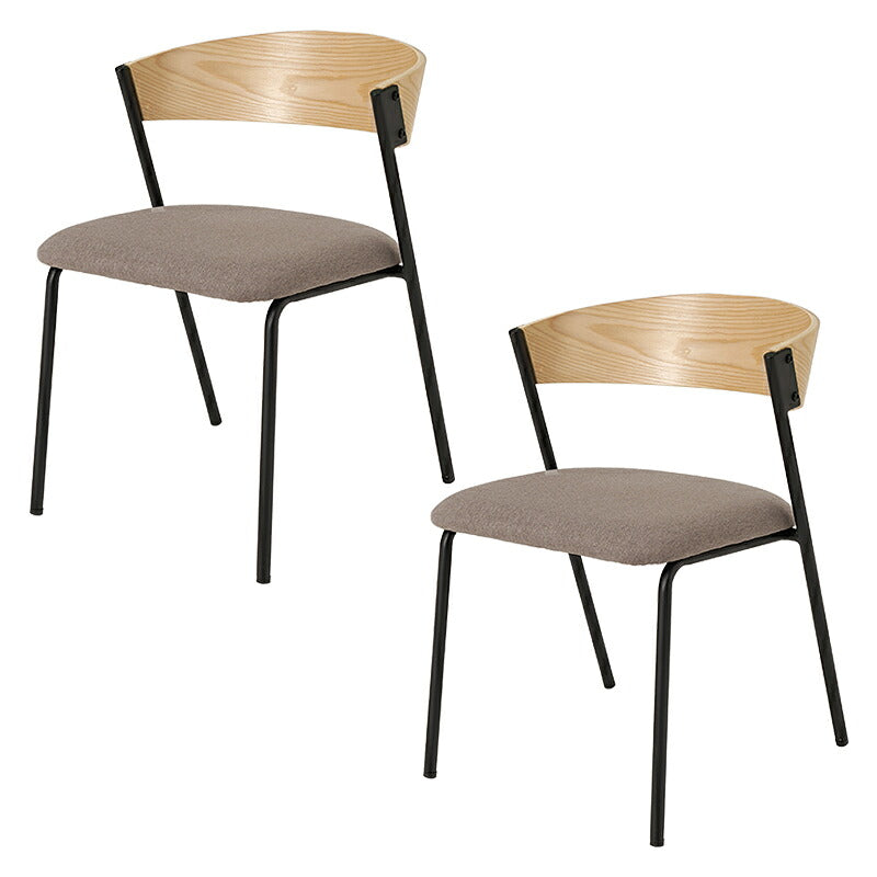 ダイニングチェア 2脚組 ダイニング 素材 美しい 背もたれ カーブ 背中 同色2脚セット 同色 セット おしゃれ