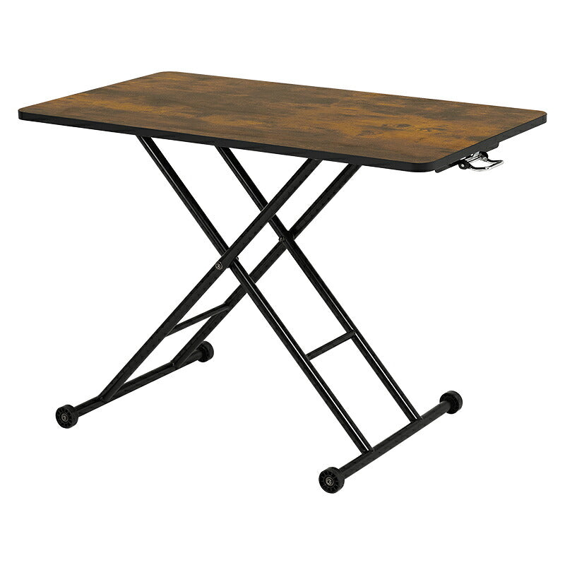 昇降テーブル ダイニング ダイニングテーブル ガス圧式 ガス 天板 調整 昇降 テーブル 大きい 完成 使用