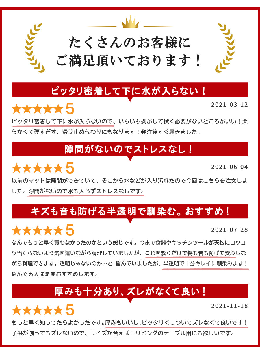 キッチン シリコン マット 調理台 保護マット 60×90cm 厚さ2mm allecore - 【公式】allecore(アレコレ) 家具インテリア・生活雑貨のオンライン通販