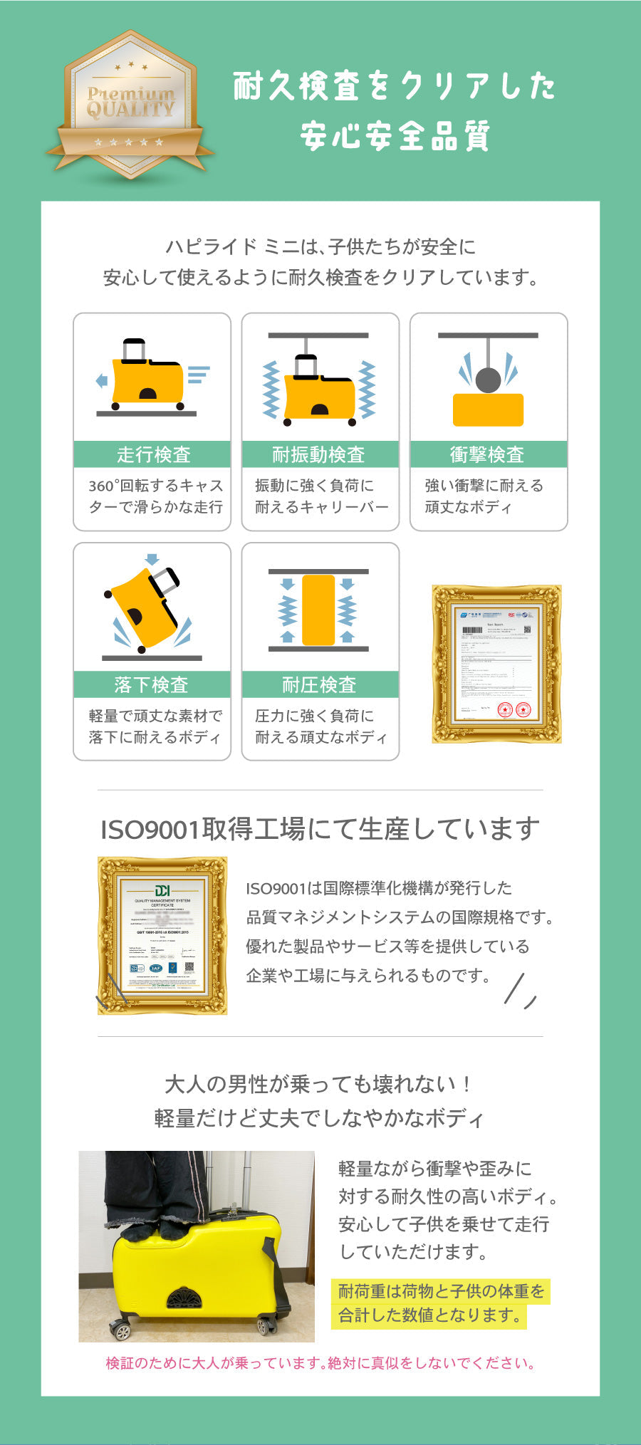 【訳あり アウトレット】 Nippers 子供が乗れるスーツケース 機内持ち込みサイズ HAPIRIDE MINI (ハピライドミニ) 20インチ 32リットル