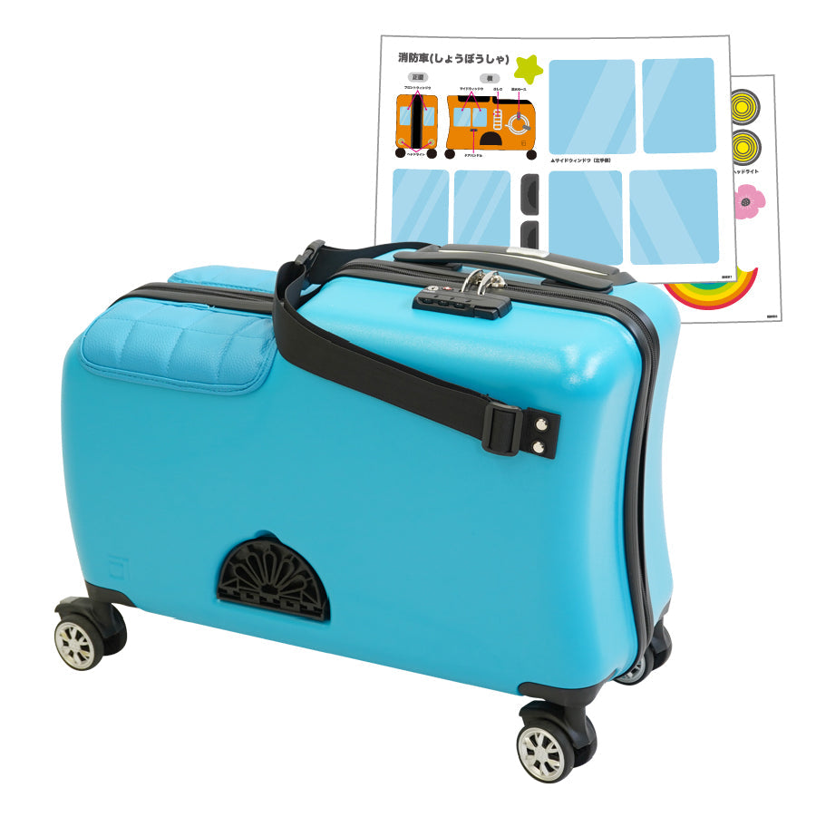 【訳あり アウトレット】 Nippers 子供が乗れるスーツケース 機内持ち込みサイズ HAPIRIDE MINI (ハピライドミニ) 20インチ 32リットル